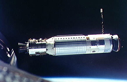 Agena in orbit