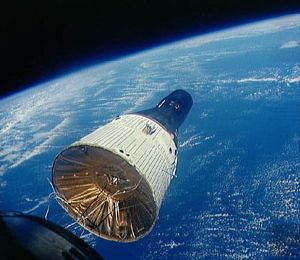 Gemini6 in orbit