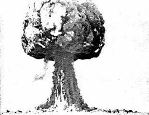 Atom blast from R-5M